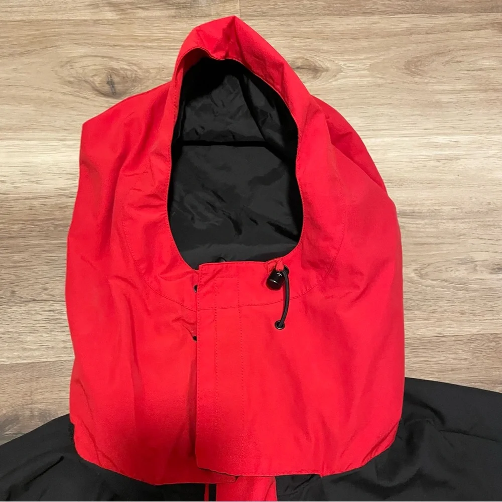 Vtg 90s The North Face Hydroseal Jacket Mens XL  Mountain Guide Red Black
